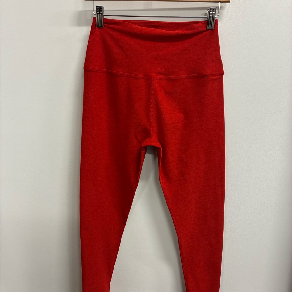 Beyond Yoga Red High-Waist Leggings